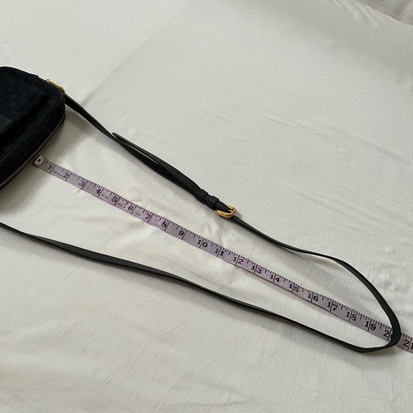 LOUIS VUITTON Vintage Juliette Mini Lin Monogram Canvas Crossbody Navy Blue - Picture 13 of 14